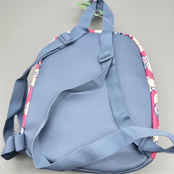 Disney Stitch Mini Backpack – Bioworld Tropical Leaf Print | NWT - Picture 2 of 4